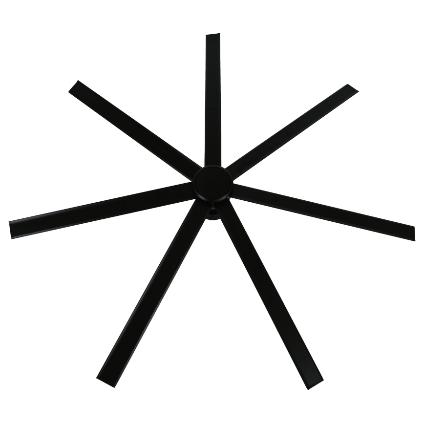 Lucci air 21610949 - Kattotuuletin ATLANTA 1xGX53/12W/230V musta + kauko-ohjaus