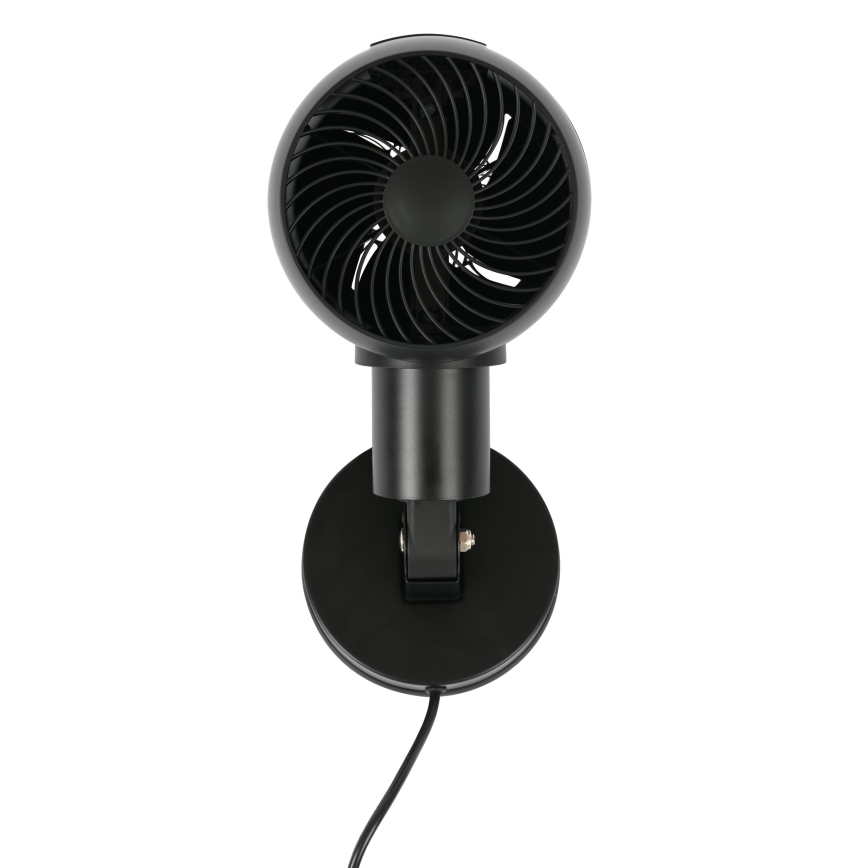 Lucci Air 21612649 - Seinätuuletin JET 32W/230V musta + kauko-ohjaus