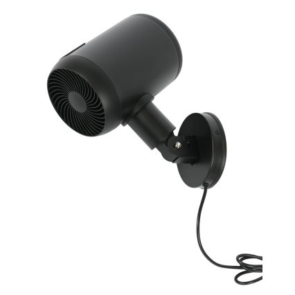 Lucci Air 21612649 - Seinätuuletin JET 32W/230V musta + kauko-ohjaus