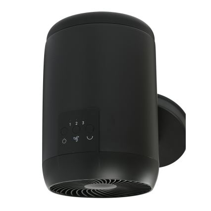 Lucci Air 21612649 - Seinätuuletin JET 32W/230V musta + kauko-ohjaus