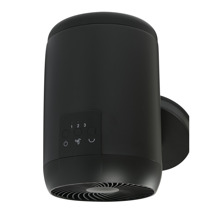 Lucci Air 21612649 - Seinätuuletin JET 32W/230V musta + kauko-ohjaus