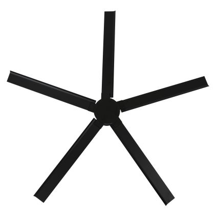 Lucci air 21616149 - Kattoilmaisin MONZA IP55 musta + kaukosäädin