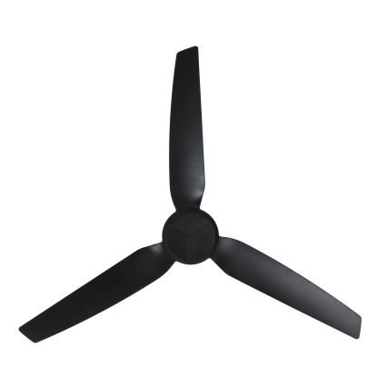 Lucci air 21616349 - Kattoilmaisin POLIS IP55 musta + kaukosäädin