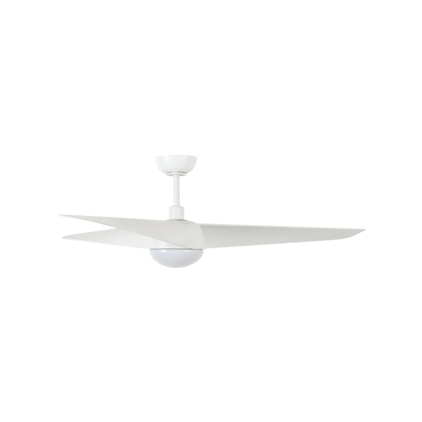 Lucci Air 21617049 - LED-himmennettävä kattotuuletin OSPREY 1xGX53/12W/230V halkaisija 132 cm valkoinen + kaukosäädin