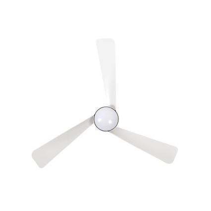 Lucci Air 21617049 - LED-himmennettävä kattotuuletin OSPREY 1xGX53/12W/230V halkaisija 132 cm valkoinen + kaukosäädin