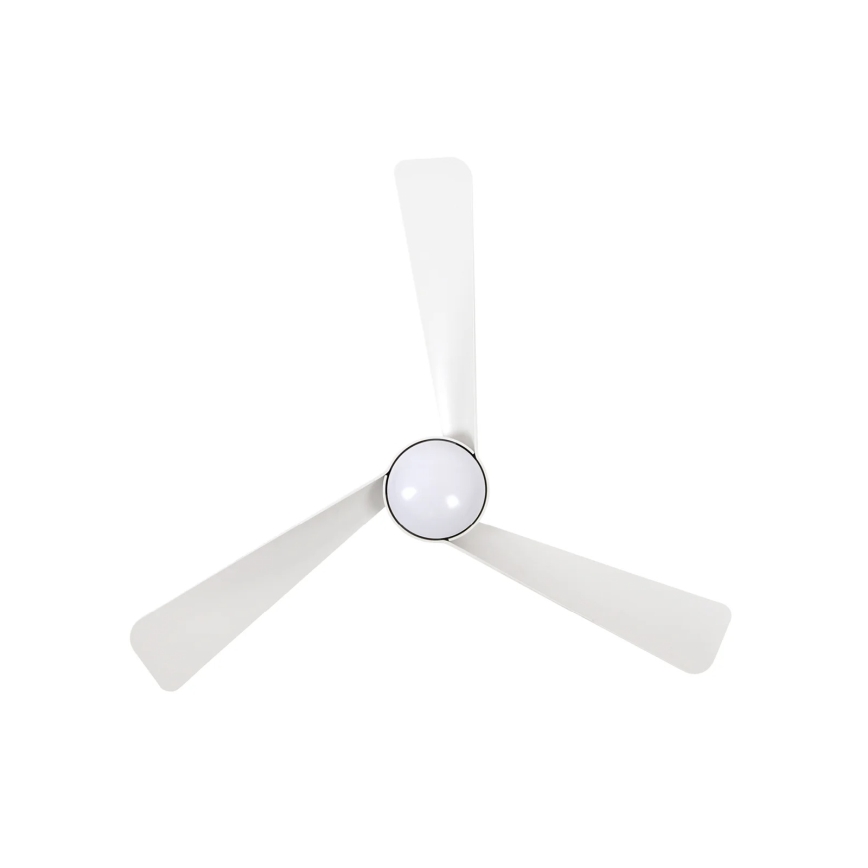 Lucci Air 21617049 - LED-himmennettävä kattotuuletin OSPREY 1xGX53/12W/230V halkaisija 132 cm valkoinen + kaukosäädin
