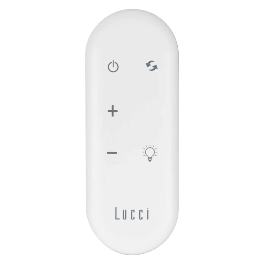 Lucci Air 21617049 - LED-himmennettävä kattotuuletin OSPREY 1xGX53/12W/230V halkaisija 132 cm valkoinen + kaukosäädin