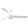 Lucci Air 21617049 - LED-himmennettävä kattotuuletin OSPREY 1xGX53/12W/230V halkaisija 132 cm valkoinen + kaukosäädin
