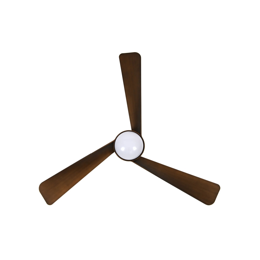 Lucci Air 21617249 - LED-himennettävä kattotuuletin OSPREY 1xGX53/12W/230V halkaisija 132 cm pronssi + kaukosäädin