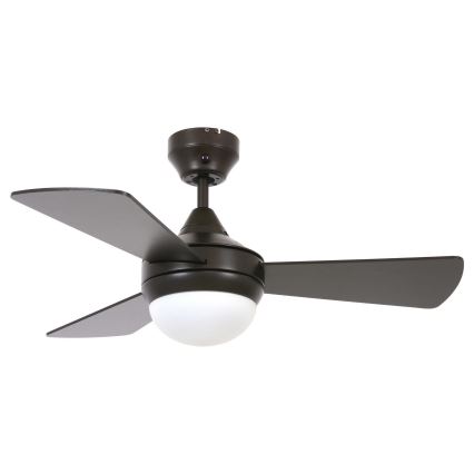 Lucci Air 512311 - Kattotuuletin AIRLIE HUGGER 2xE27/15W/230V puu/ruskea halkaisija 91 cm + kaukosäädin