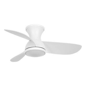 Lucci Air 51307149 - LED-himmennettävä kattotuuletin SYROS II LED/18W/230V 3000/4000/6000K halkaisija 76 cm valkoinen + kaukosäädin