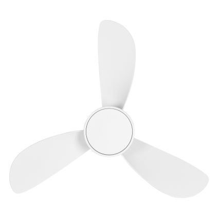Lucci Air 51307149 - LED-himmennettävä kattotuuletin SYROS II LED/18W/230V 3000/4000/6000K halkaisija 76 cm valkoinen + kaukosäädin
