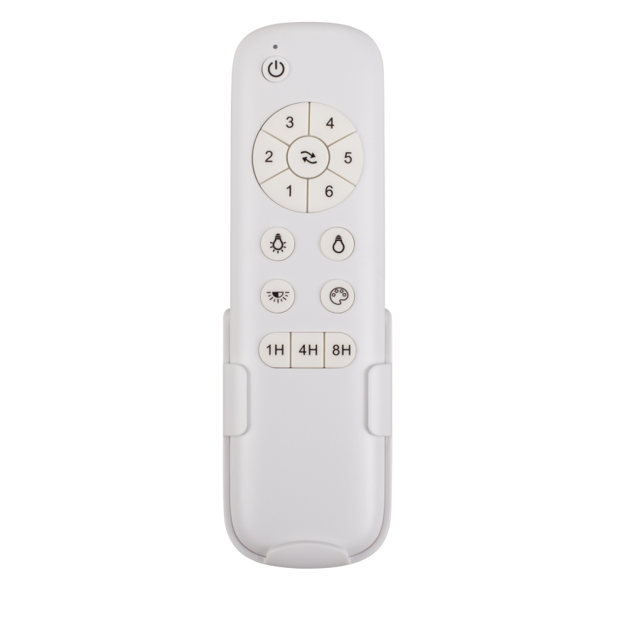 Lucci air 513072 - himmennettävä LED-kattotuuletin BRONX LED/18W/230V 3000/4000/6000K musta/kiiltävä kromi halkaisija 132 cm + kaukosäädin