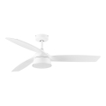 Lucci Air 513073 - BRONX LED himmennettävä kattotuuletin, LED 18 W, 230 V, 3000/4000/6000 K, halkaisija 132 cm, valkoinen + kaukosäädin