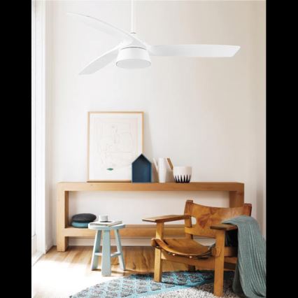 Lucci Air 513073 - BRONX LED himmennettävä kattotuuletin, LED 18 W, 230 V, 3000/4000/6000 K, halkaisija 132 cm, valkoinen + kaukosäädin