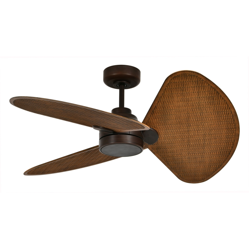 Lucci Air 51325649 - LED-himmennettävä kattotuuletin SABLE 1xGX53/12W/230V 3000/4000/5000K halkaisija 91,5 cm, ruskea + kaukosäädin