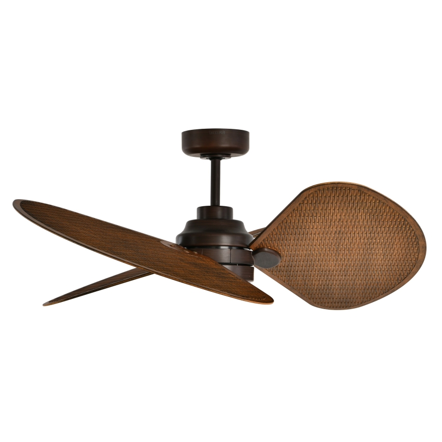 Lucci Air 51325649 - LED-himmennettävä kattotuuletin SABLE 1xGX53/12W/230V 3000/4000/5000K halkaisija 91,5 cm, ruskea + kaukosäädin