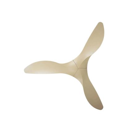 Lucci Air 514031 - Kattotuuletin KOTARA, halkaisija 137 cm, beige/valkoinen + kauko-ohjain