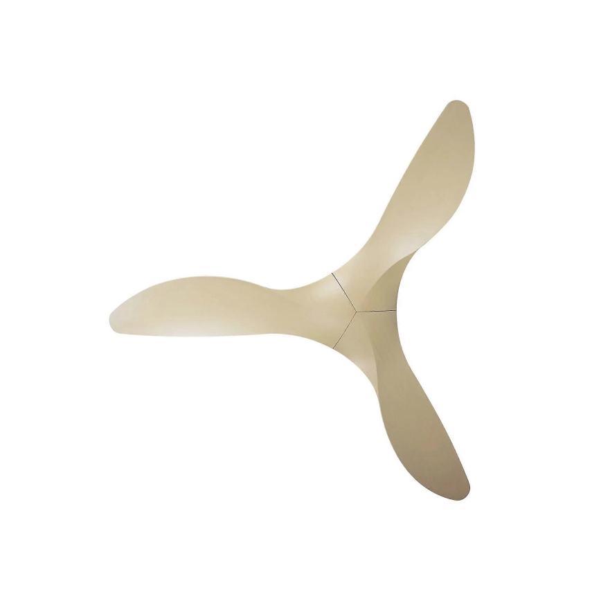 Lucci Air 514031 - Kattotuuletin KOTARA, halkaisija 137 cm, beige/valkoinen + kauko-ohjain