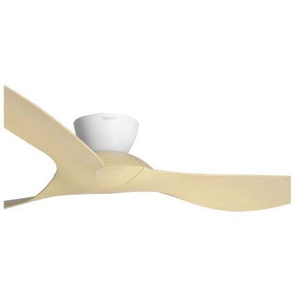 Lucci Air 514031 - Kattotuuletin KOTARA, halkaisija 137 cm, beige/valkoinen + kauko-ohjain