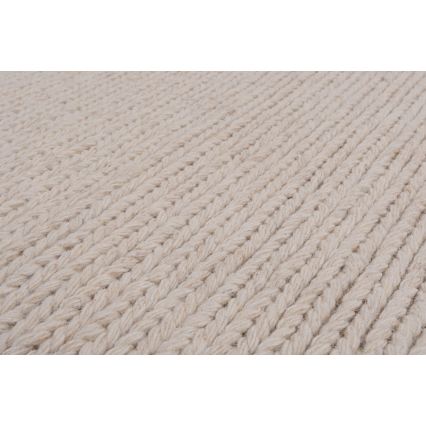 Luonnollinen matto FIR WOOL 120 x 170 cm, 2600 g/m2, kermanvärinen