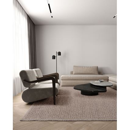 Luonnollinen matto FIR WOOL 120x170 cm 2600 g/m2 beige