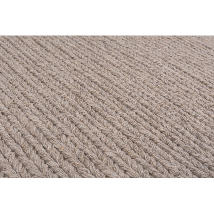Luonnollinen matto FIR WOOL 120x170 cm 2600 g/m2 beige