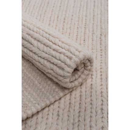 Luonnollinen matto FIR WOOL 200x300 cm 2600 g/m2 kermanvärinen