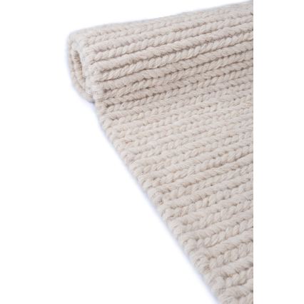 Luonnollinen matto FIR WOOL 200x300 cm 2600 g/m2 kermanvärinen
