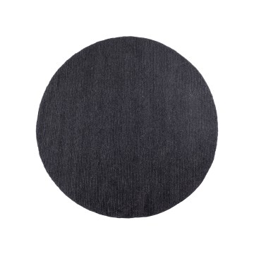 Luonnollinen pyöreä FIR WOOL -matto, 160 cm, 2600 g/m2, antrasiitti