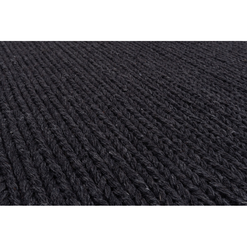 Luonnollinen villamatto FIR WOOL 70x140 cm 2600 g/m2 antrasiitti