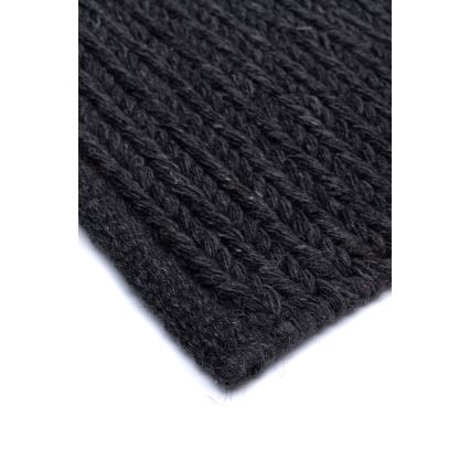 Luonnollinen villamatto FIR WOOL 70x140 cm 2600 g/m2 antrasiitti