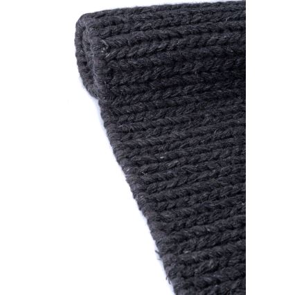 Luonnollinen villamatto FIR WOOL 70x140 cm 2600 g/m2 antrasiitti