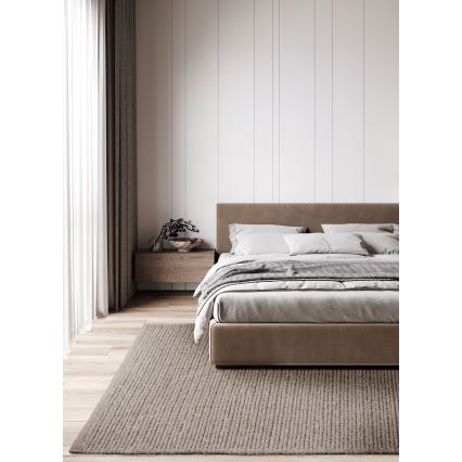 Luonnonmatto FIR WOOL 160x230 cm 2600 g/m2 beige