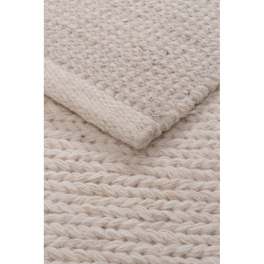 Luonnonmatto FIR WOOL 70x140 cm 2600 g/m2 kerma