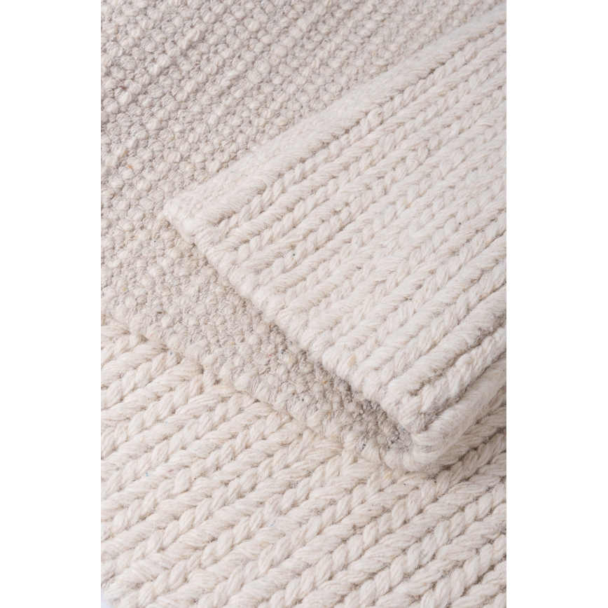 Luonnonmatto FIR WOOL 70x140 cm 2600 g/m2 kerma