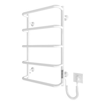 LUX kylpyhuoneen pyyhekuivain 65 W/230 V 66x42 cm ruostumaton teräs/valkoinen, oikeanpuoleinen
