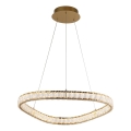 LUXERA 46151 - LED-riippuvalaisin vaijerilla MIST LED/43W/230V 4000K kultainen