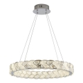LUXERA 46156 - LED-riippuvalaisin vaijerilla LARUNA LED/38W/230V 4000K mattakromi