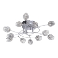 LUXERA 64040 - Kiinteä kattokruunu DELPHI 12xG4/20W/230V