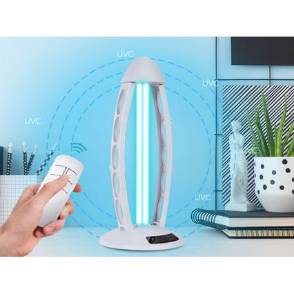 Luxera 70416 - Desinfioiva germisidinen lamppu otsonilla UVC/38W/230V + kaukosäädin