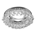 LUXERA 71025 - Upotettu valo CRYSTALS 1xGU10/50W/230V