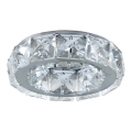 LUXERA 71055 - Upotettu valo CRYSTALS 1xGU10/50W/230V