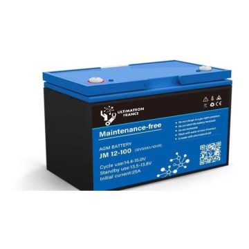 Lyijyakku VRLA AGM 12V/100Ah puolipito