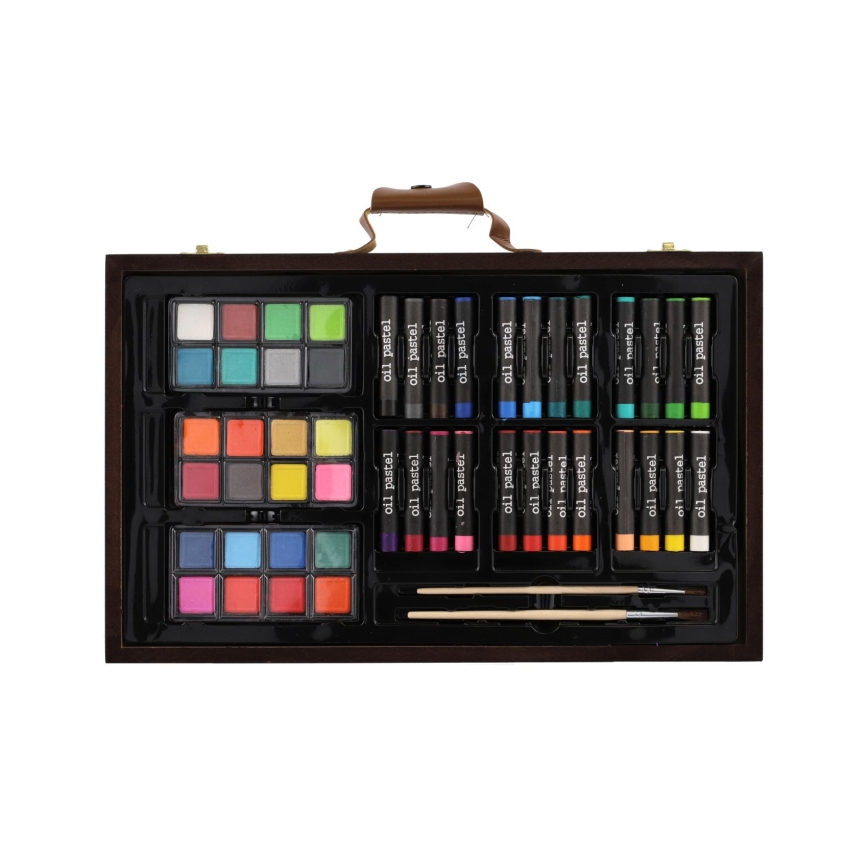 Maalaussetti ART BOX kätevässä kotelossa, 79 osaa