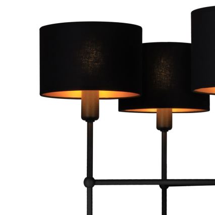 MADELA kattovalaisin varrella 5xE14/40W/230V musta