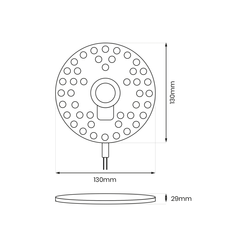 Magneettinen LED-moduuli LED/12W/230V 2700-6500K Ø 13 cm - Brilagi