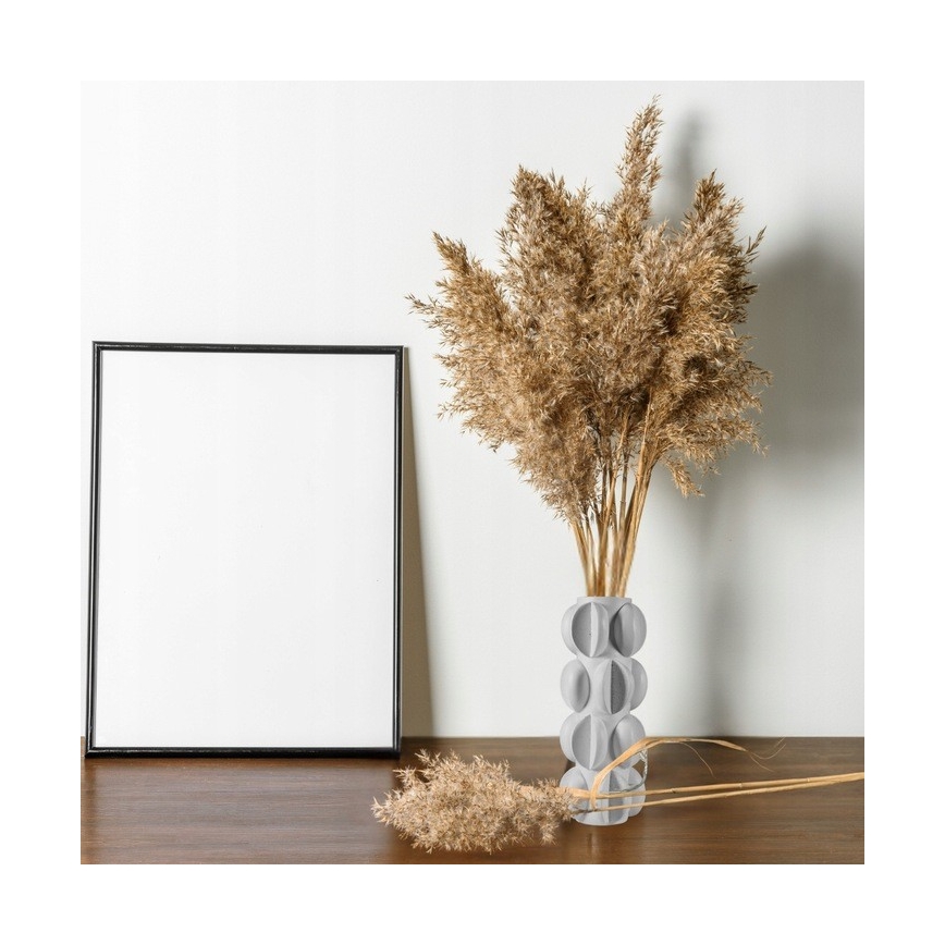 Maljakko 37x19 cm hartsi/mattavalkoinen