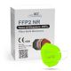 Manreally MZ-hengityssuojain FFP2 NR Lime 1 kpl