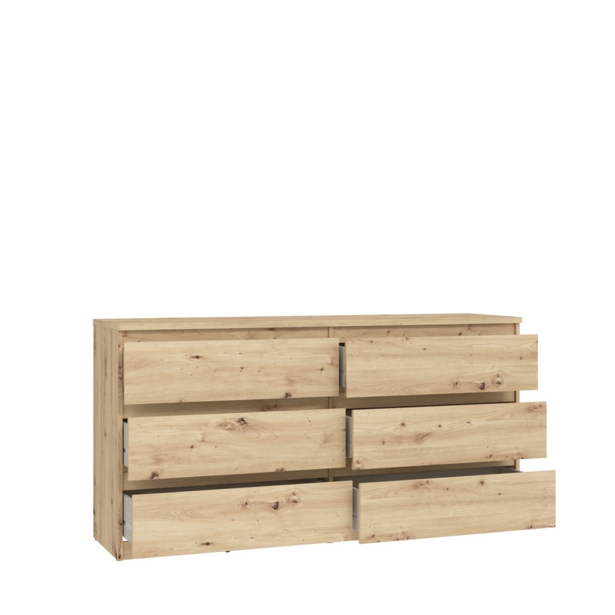 MAO-lipasto laatikoilla, artisan-tammi